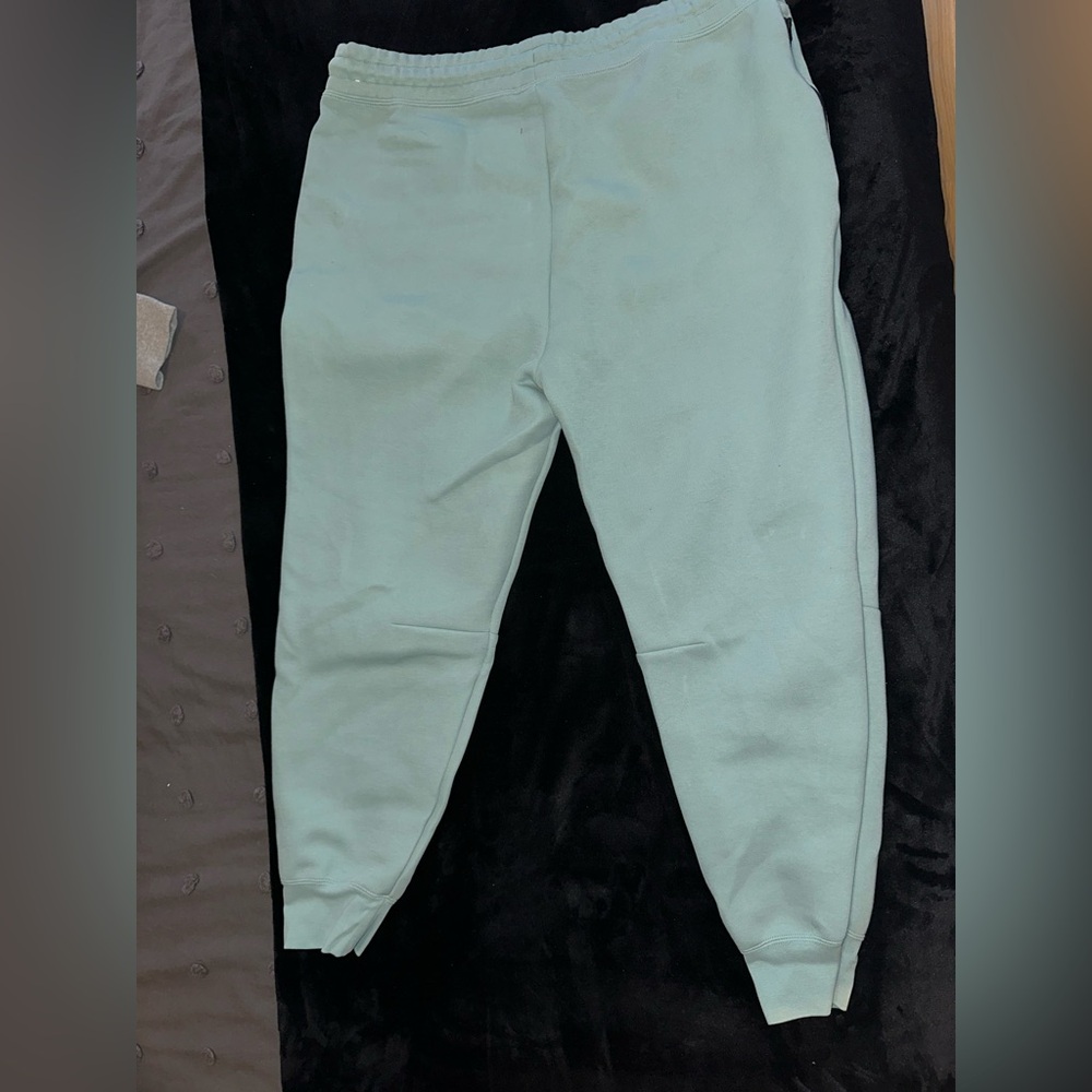 Nike Green Track Pants with Tapered Fit and Elastic Waistband - Picture 7 of 7